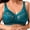 Cyan, variant on Sharicca Women's Plus Size Minimizer Bras Full Coverage Wireless Bra Unlined Lace Bralette