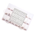 thumbnail image 3 of Computer Ceramic Capacitor,480Pcs Monolithic Ceramic Capacitor Multilayer Ceramic Capacitor Kit Electronic Capacitor Assortment Kit Top of the Line, 3 of 14