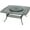 35.4" Lazy Susan Set (Elizabeth Style), variant on MEETWARM Outdoor 64" Square Patio Dining Table with Detachable Lazy Susan, All Weather Cast Aluminum Large Patio Furniture Table Set for 8 Seat with 24" Rotating Tray, Umbrella Hole, Dark Bronze