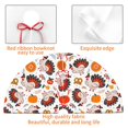 thumbnail image 4 of Sikiie Turkey And Thanksgiving2 30-48 inches {designName} Print Christmas Tree Skirt Snowman Xmas Tree Skirt with Edge Christmas Decorations for Holiday Party-48", 4 of 7