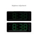 thumbnail image 5 of Reloj despertador digital multifuncional con pantalla LED, fecha, temperatura y hora, alimentación por USB para dormitorio, escritorio o mesita de noche. Aestivo | Verde | AESTIVO, 5 of 7