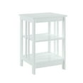 thumbnail image 4 of Convenience Concepts Mission 16" Square End Table in Gray Wood Finish, 4 of 5