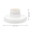 thumbnail image 2 of 10pcs Light Bulb Socket Ceiling Lamp Base Light Screw Base Desktop Light Base Replacement, 2 of 8