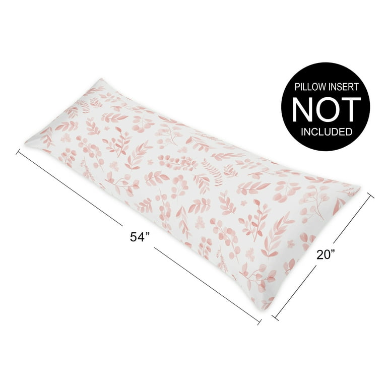 Blush body pillow outlet cover