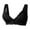 Black, variant on Fiaer Lace Front Closure Bras for Women Seamless No Underwire Push up Comfort Breathable Bra Rose Gold XL