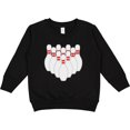thumbnail image 2 of Inktastic Ten Pins for Bowling Toddler Sweatshirt, 2 of 4