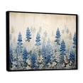 thumbnail image 2 of Designart "Refined Blue And Beige Bonnets Field" Blue Bonnets Floater Framed Wall Decor, 2 of 5