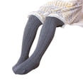 thumbnail image 2 of 2-12 Y Elastic Waist Premium Cotton Girls Pantyhose Ultra Soft Solid Color Twist Pattern Kids Leggings for Daily Wear, 2 of 8