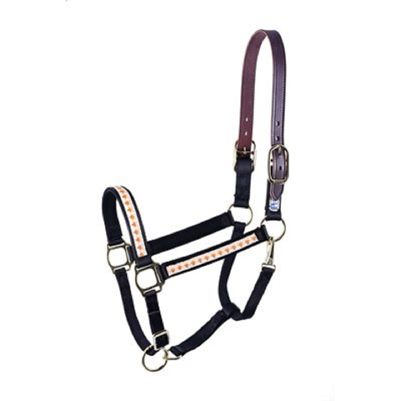 Perri's Ribbon Safety Halter (Cob, Black/Foxes) - Walmart.com