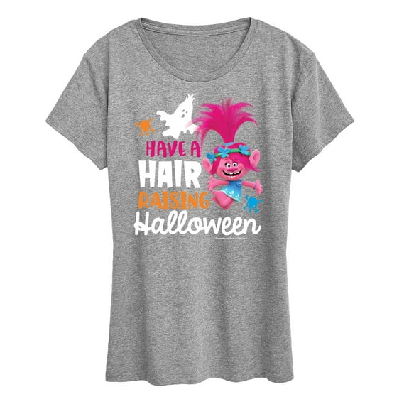 Trolls Movie - Halloween - Have a Hair Raising Halloween - Poppy - Women's Short Sleeve Graphic T-Shirt