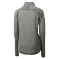 thumbnail image 3 of Women's Cutter & Buck  Heather Gray Tacoma Rainiers Mainsail Sweater-Knit Full-Zip Jacket, 3 of 3