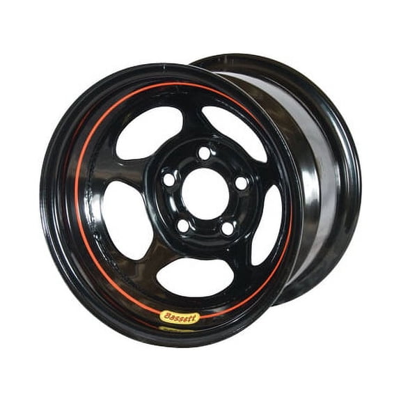 Bassett 50L53 15X10 Inertia 5x5 3" Backspace Black Wheel