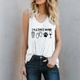 thumbnail image 2 of EQWLJWE Débardeurs pour Femmes, Débardeurs d'Été à Bretelles Col Rond Imprimé devant Décontracté Ample Sans Manches Blouses en Liquidation, 2 of 4