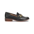 thumbnail image 2 of Sofft Womens Nevara Leather Slip-On Loafer Heels, 2 of 3