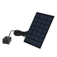 thumbnail image 4 of Bomba de fuente solar de accionamiento directo, 6 boquillas, bajo consumo de energía, fuente solar flotante para jardín, 7 V, 4 of 12