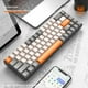thumbnail image 5 of Sidaley Teclado mecánico de modo dual ABS compacto y fácil de transportar y dispositivos móviles Bluetooth inalámbrico Juegos de teclado y mouse para computadora Tipo 6, 5 of 6
