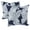 Navy Blue Banana, variant on 18x18 Inch Outdoor Throw Pillows Set of 2, Waterproof & Fade-Resistant, Square Decorative Cushion For Patio Furniture, All Weather Outdoor Pillows (Red Grid)