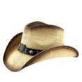 thumbnail image 3 of Straw Cowboy Hat for Men Women Adult, Breathable Lightweight | Straw Woven, Elastic Sweatband,Western Style, Outdoor Sunshade, 3 of 7
