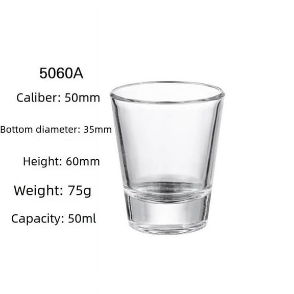2oz glass small wine glass one Cup 55ML spirits glass white wine glass wine cup