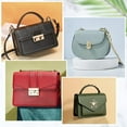thumbnail image 6 of 1box 12 sets 3 colors Metal bag Strap Connector Buckle bag Suspension Clasps Anchor Bridge Buckles Chain Strap Connector with Screws for Leather Crafts Purse Making, 6 of 9