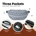 thumbnail image 4 of Naloa Sea Underwater Turtles Print Running Belts for Men Women,Running Fanny Pack with 2-Zipper Pockets,Waterproof Waist Pack for Travel Hiking Running Outdoor Sports, 4 of 8
