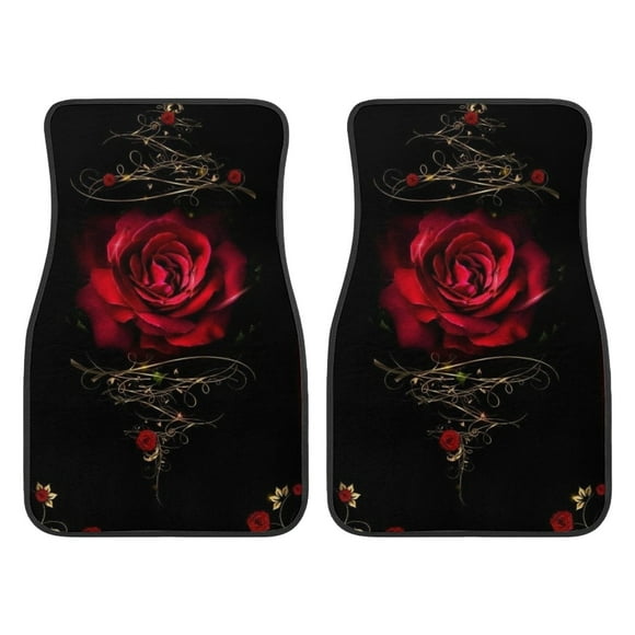 Floor Mats for Cars, Car Foot Mats Carpet 2 Pcs Set of Stain Resistants Floor Mats Car Universal Carpet Car Foot Mats Cars Applicable A Set of 2 Pcs