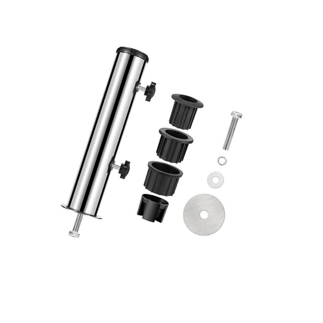 Base de Parapluie Support Tube Remplacement Parasol Acier pour Extérieur Plage Docks Patio Parasol Balcon Extérieur