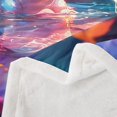 thumbnail image 3 of Erosebridal Pink Axolotl Throw Blanket for Couch 90x90, Girls Room Decorative, Lightweight, 3 of 6