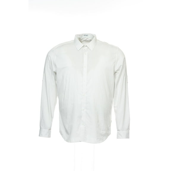 Calvin Klein Men's Button Down Shirt Sport (2XLarge, Pedal Grey)