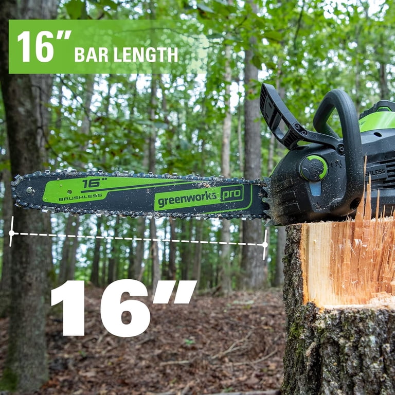 Greenworks, Chainsaw Bar and Chain Combo, 16