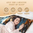 thumbnail image 6 of Vsdgher Playful Dolphins Underwater Body Pillow Cover, Pillowcases with Hidden Zipper Breathable Long Pillow Case (Pillows are not included,20x54 inch), 6 of 7