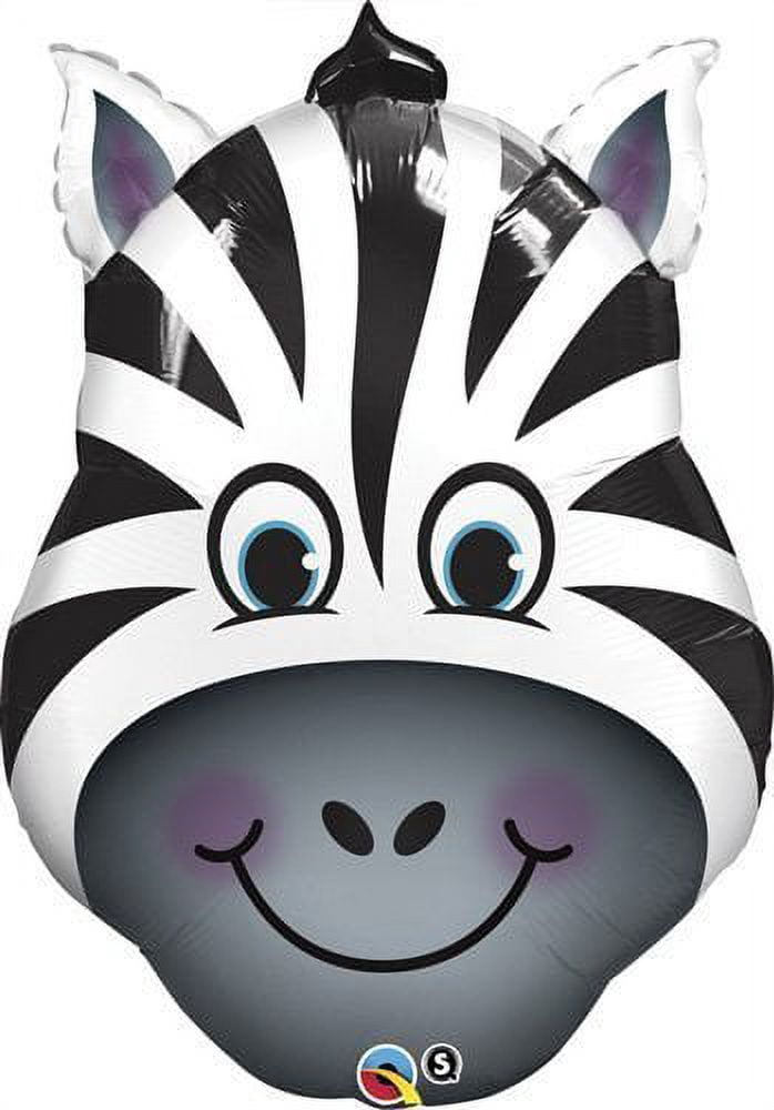 The ULTIMATE Safari Jungle Zoo Animals Jumbo Birthday Party Balloons Zebra, T...