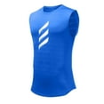 thumbnail image 7 of Fashion Men Tank Tops Gym Plus Size Casual Mesh Round Neck Pullover Sports Sleeveless Top, 7 of 7