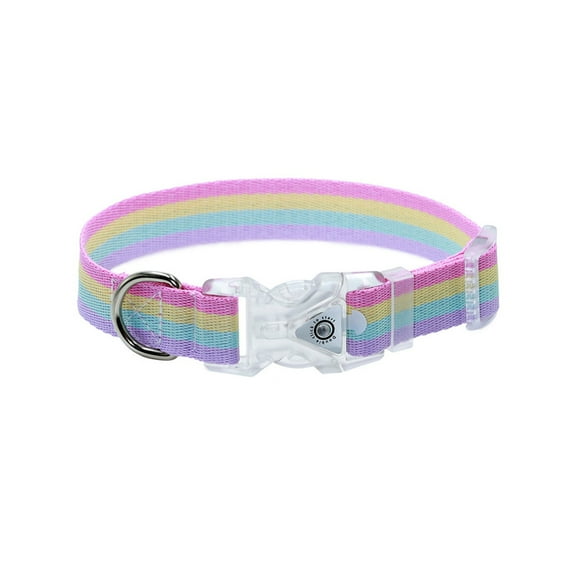 JoyMoreToys Waterproof Pet Collar with LED Light, Easy to Clean, Adjustable Pet Collars with Quick Release Buckle, for Small Medium Pets