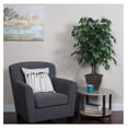 thumbnail image 2 of Everyday 4' Artificial Ficus Bush in a Rattan Basket - Lifelike Home Or Office Decor - Premium Faux - Maintenance Free Ficus Plant, 2 of 2