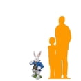 thumbnail image 2 of Nivens The White Rabbit Life Size Statue, 2 of 7