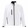 thumbnail image 1 of SOLS - Chaqueta soft shell Modelo relax hombre caballero (transpirable, cortavientos y resistente al agua) (Blanco) SOLS UTPC347_white, 1 of 3
