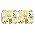 thumbnail image 7 of Kll Fruit Windshield Sun Shade 2-Piece Foldable Car Front Window Sunshade For Most Sedans Suv Truck- Medium, 7 of 7