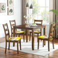 thumbnail image 6 of Cat with Glasses and Sunflower Seat Covers for Dining Room Chairs Set Of 4,Stretch Printed Washable Chair Seat Cover with Elastic Ties and Button,Removable Waterproof Couch Cushion Covers, 6 of 6