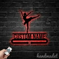 thumbnail image 5 of Handmadetneonsign Ballet Medal Hanger, Athlete Metal Sign Wall Decor, House Metal Decor 56325, 5 of 5