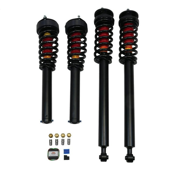 Strutmasters Air Suspension Conversion Kit compatible with Mercedes-Benz CL600 2001-2006 4 Wheel Hydraulic Conversion Kit With Module