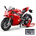 thumbnail image 1 of 1/9 Panigale V4S Alloy Racing Motorcycle Diecasts Metal Street Sports Motorcycle Model Simulation With Light Childrens Toys Gift, 1 of 6