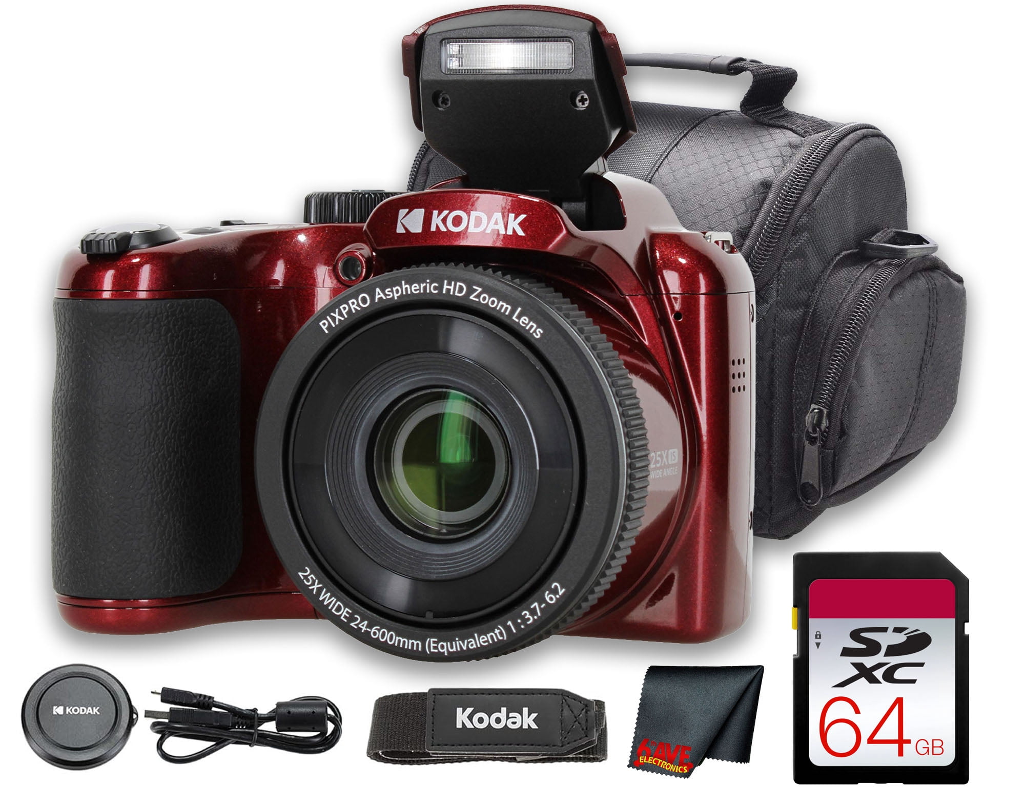 Kodak PIXPRO FZ152 デジタルカメラ 16MP 動作品 Kodak PIXPRO Digital FZ152 16.2 Megapixel Compact Camera with 15X
