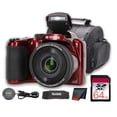 thumbnail image 1 of Kodak PIXPRO AZ255 16MP Digital Camera, 25X Optical Zoom, 1080p Video, 3" LCD, Red & Camera Case, 1 of 5