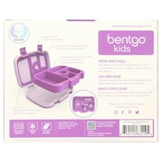 Bentgo Kids Lunch Box - Purple, Leak-Proof Bento Lunch Box for Kids, Durable, BPA-Free, Dishwasher Safe, Perfect for School Lunches