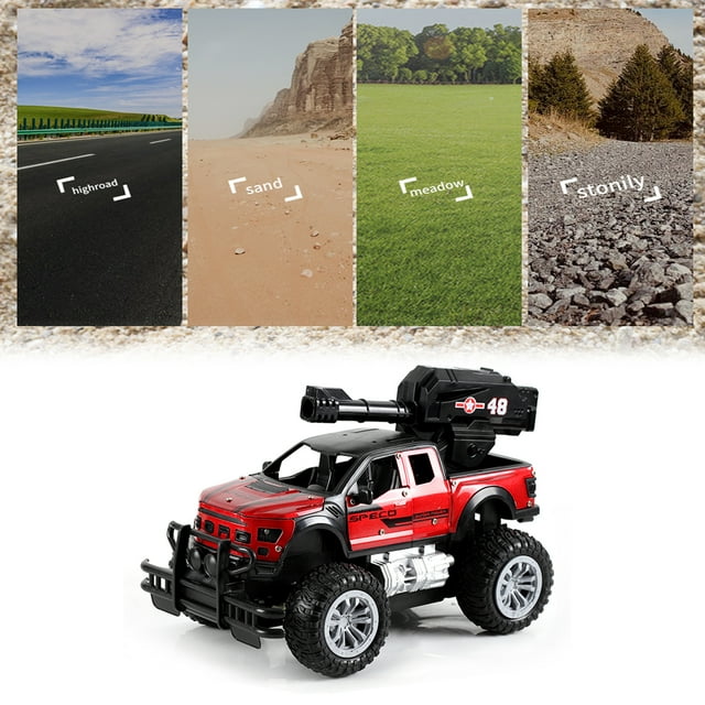 Remote Car,With Led 18 Scale Vehicle With 1 18 Remote Car All Terrain Scale All Kids Led Car Off-road Vehicle Terrain Spray