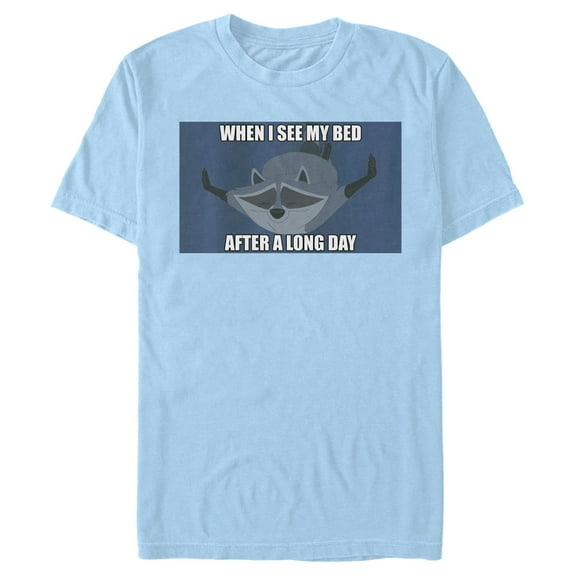 Men's Pocahontas Meeko When I See My Bed Graphic T-Shirt