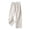 White, variant on KPOPLK Women's Cotton Linen Pants Summer Women Tall Casual Loose Fashion Drawstring Lounge Straight Leg Palazzo Pants Size XXXL,Khaki