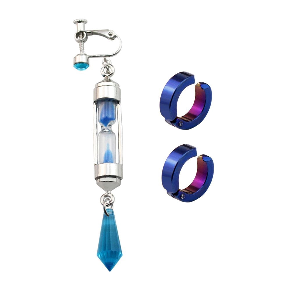 Anime Vanitas Boucles d'oreilles L'étude de cas de Vanitas No Karte Props Hourglass Boucles d'oreilles Brassard d'oreille Cosplay Bijoux Oreilles Clous Cadeaux | Fruugo CH
