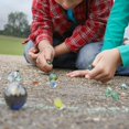 thumbnail image 4 of 110 Marble Game Glass Marbles, 0.63", Mixed Colors, 4 of 5